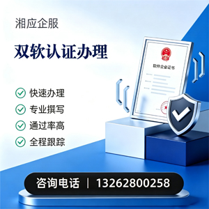 枣庄双软认证申报服务