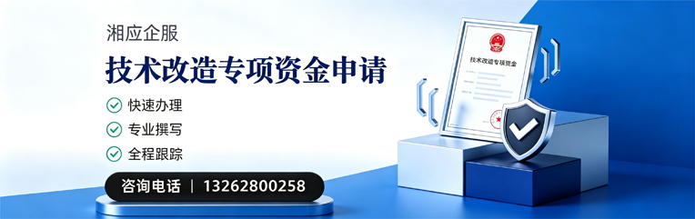 枣庄技术改造专项资金申报服务