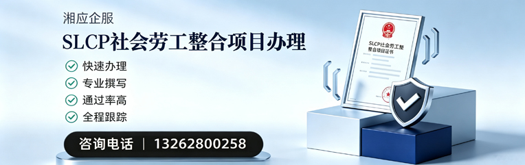枣庄SLCP社会劳工整合项目申报服务