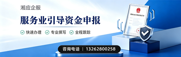 枣庄服务业引导资金申报服务