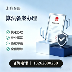 枣庄算法备案申报服务